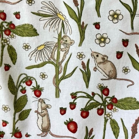 Handmade Mouse&Strawberry Rainbow Bandana Dress SKU 08072 - Picture 4 of 9